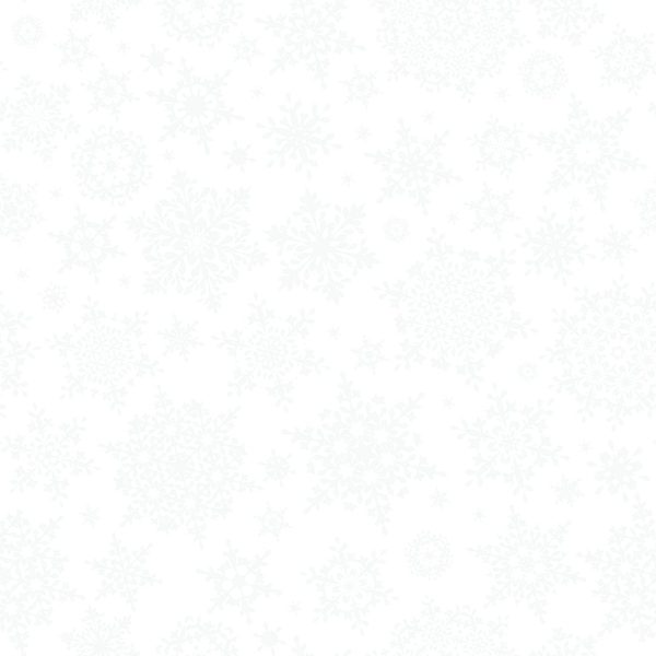 Assorted Snowflakes Tone on Tone Fabric For Sale - Image 3