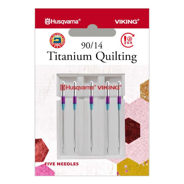 Viking Titanium Quilting Needles, 5pk (130 705H) Online Sale - Image 2