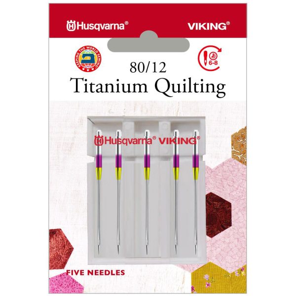Viking Titanium Quilting Needles, 5pk (130 705H) Online Sale