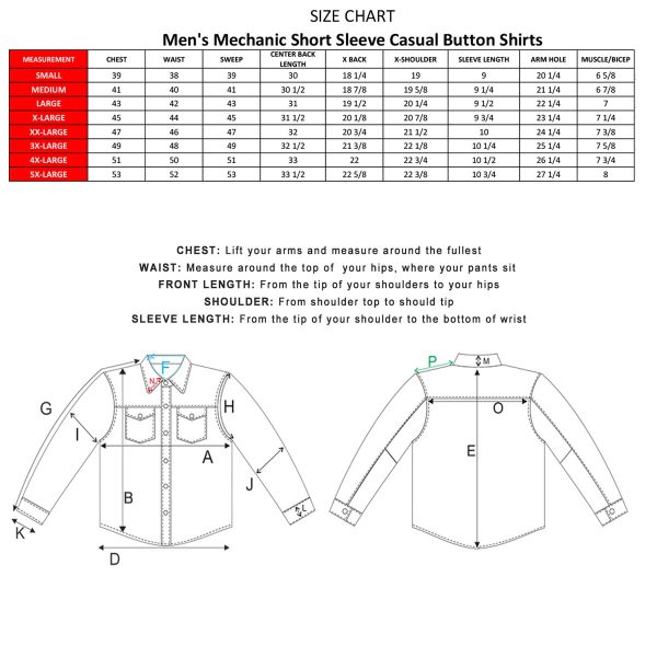 Milwaukee Leather MDM11674.01 Men s Black and Grey Button Up Heavy-Duty Work Shirt for | Classic Mechanic Work Shirt Online - Image 3