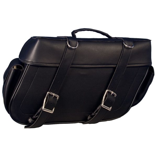 Hot Leathers SDA1002 Extra Large PVC Saddle Bags 16X11X6 Supply
