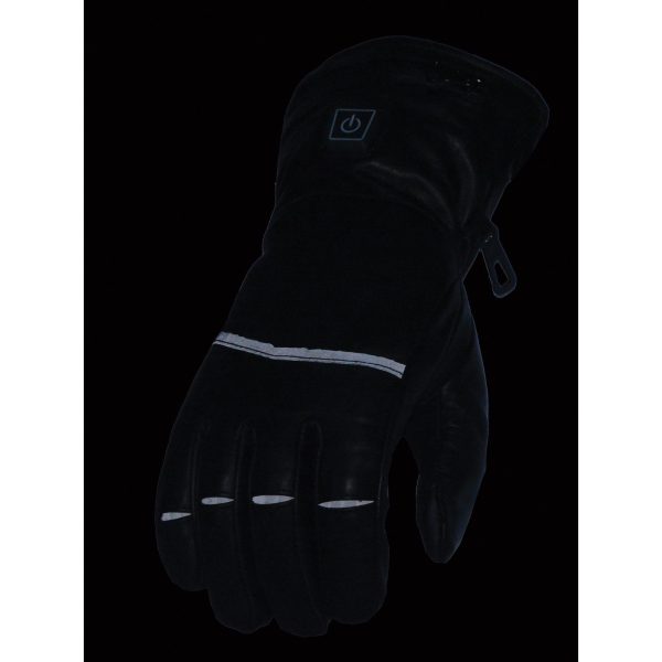 Milwaukee Leather MG7513SET Men’s Heated Winter Gloves for Motorcycle Ski Hunting w  Battery Harness Wire and i-Touch Online Sale - Image 2