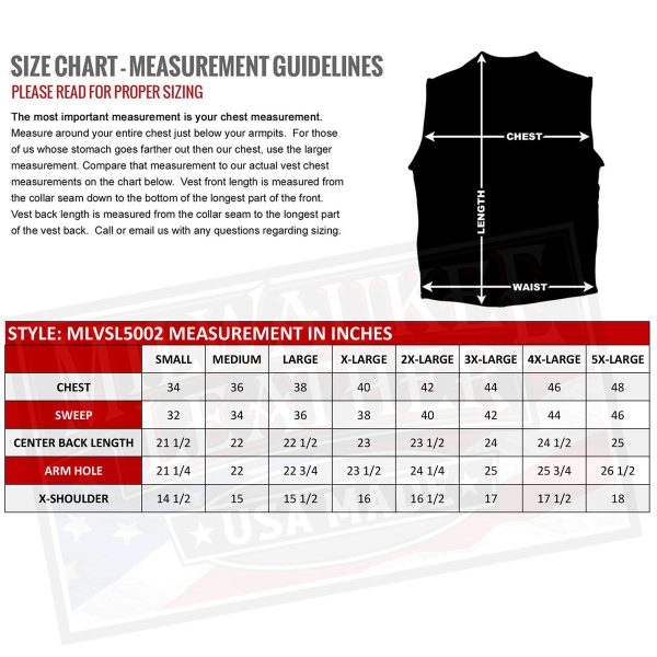 Milwaukee Leather USA MADE MLVSL5002 Women s Black Kitten Leather Motorcycle Vest with Side Laces Cheap - Image 3