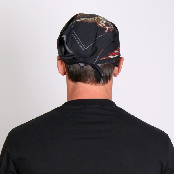 Hot Leathers BAB1052 Attack Eagle Bandana Fashion - Image 3