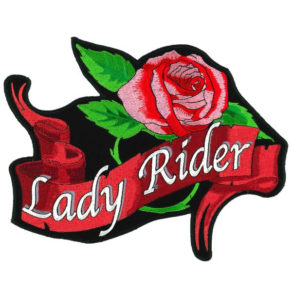 Hot Leathers Lady Rider 9  Patch Fashion