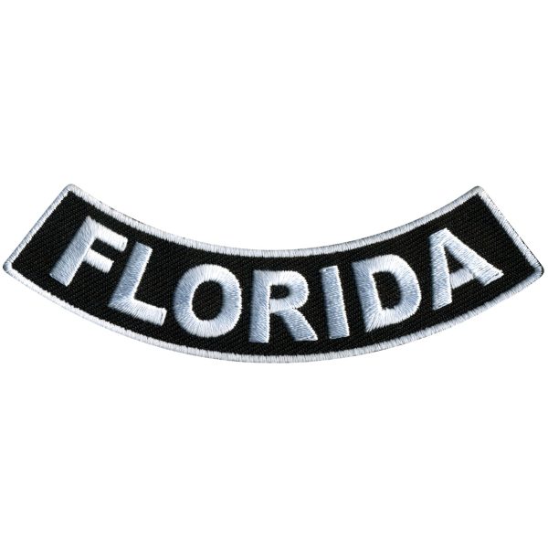 Hot Leathers Florida 4” X 1” Bottom Rocker Patch Online Sale