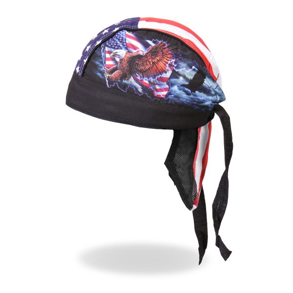 Hot Leathers Flag and Eagle Light Weight Headwrap HWH1017 Sale - Image 4