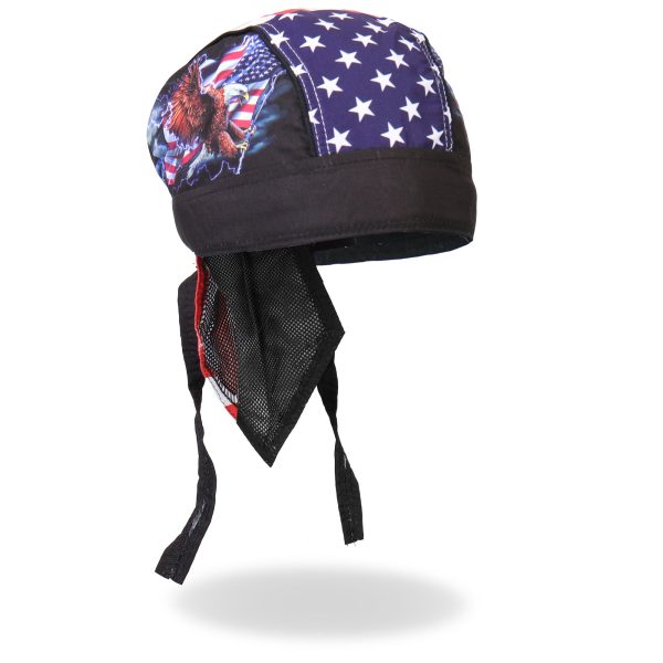Hot Leathers Flag and Eagle Light Weight Headwrap HWH1017 Sale