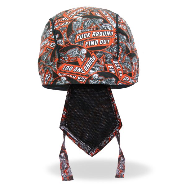 Hot Leathers Fuck Around Find Out Lightweight Headwrap HWH1123 For Sale - Image 2