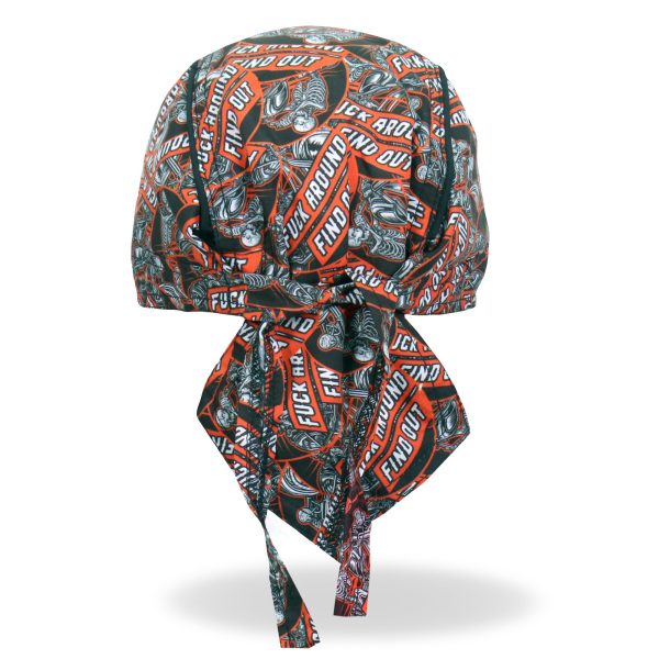 Hot Leathers Fuck Around Find Out Lightweight Headwrap HWH1123 For Sale - Image 5