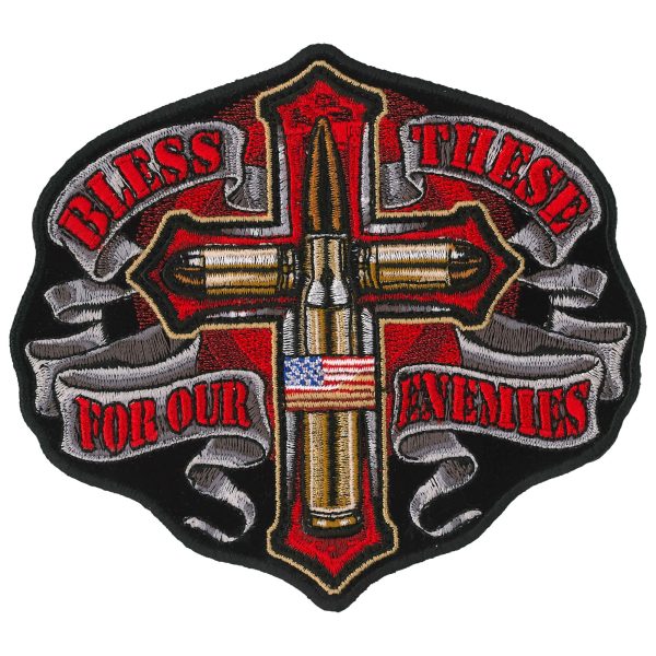 Hot Leathers Bless These For Our Enemies 5  Patch Online Hot Sale