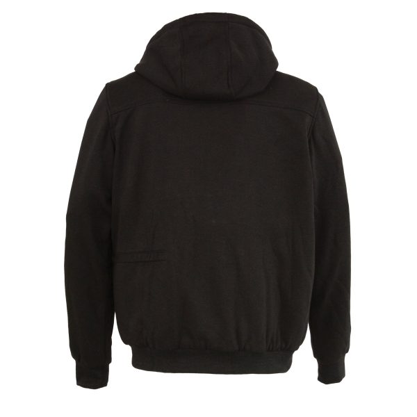 Nexgen Heat MPM1713SET Men s Fiery Black Heated Sweatshirt Jacket Hoodie for Winter w Battery Pack Supply - Image 2
