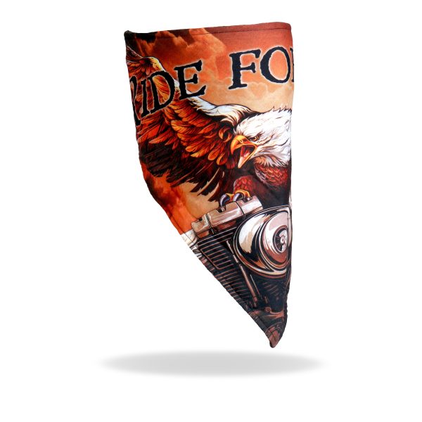 Hot Leathers FWC1003 Storm Cloud Eagle Face Wrap Neck Warmer Online Sale - Image 3