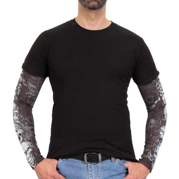 Hot Leathers ARM1004 Five Skulls Arm Sleeve For Cheap