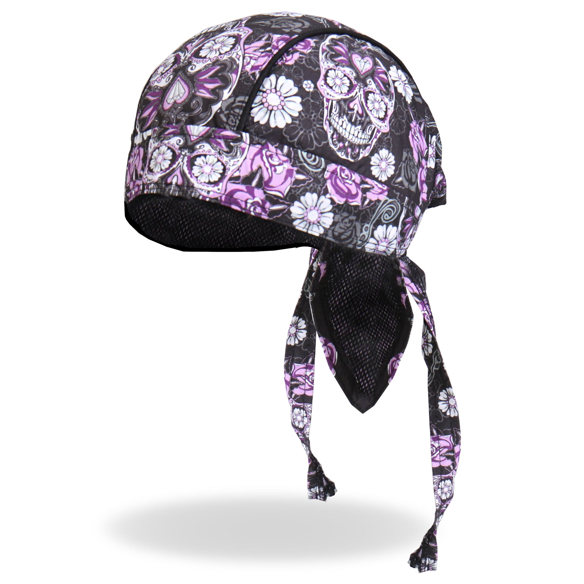 Hot Leathers Sugar Skull Lightweight Headwrap HWH1078 Supply