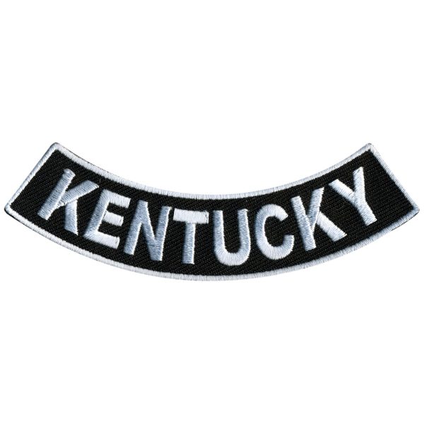 Hot Leathers Kentucky 4” X 1” Bottom Rocker Patch For Cheap