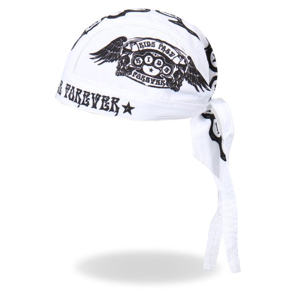 Hot Leathers Ride Fast Ride Forever Lightweight Headwrap HWH1045 For Cheap - Image 2