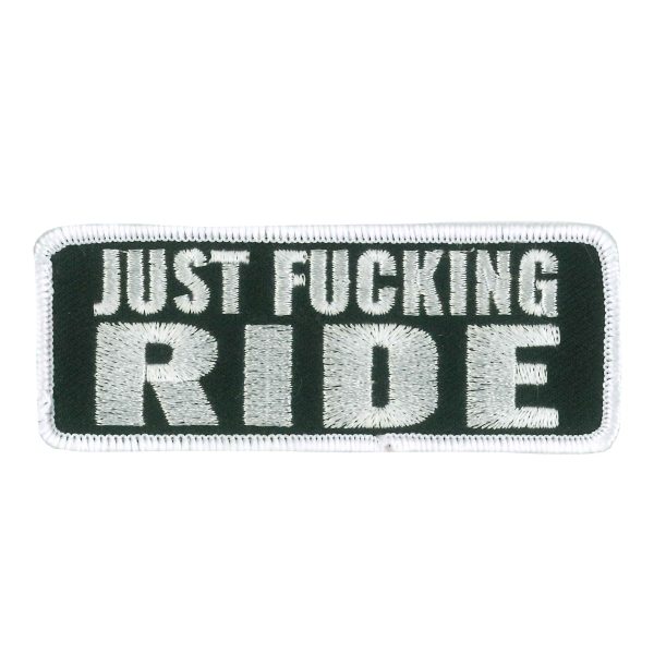 Hot Leathers Just F ing Ride 4  Embroidered Patch PPW1115 Cheap