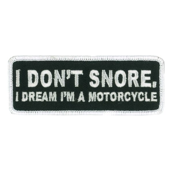 Hot Leathers I Don t Snore 4  Embroidered Patch PPW1109 on Sale